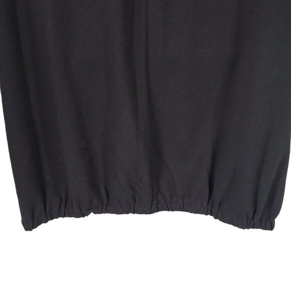 Terra SJ Apparel Shift Dress L Womens Sleeveless Black Minimalist Lagenlook Boxy - Picture 10 of 12